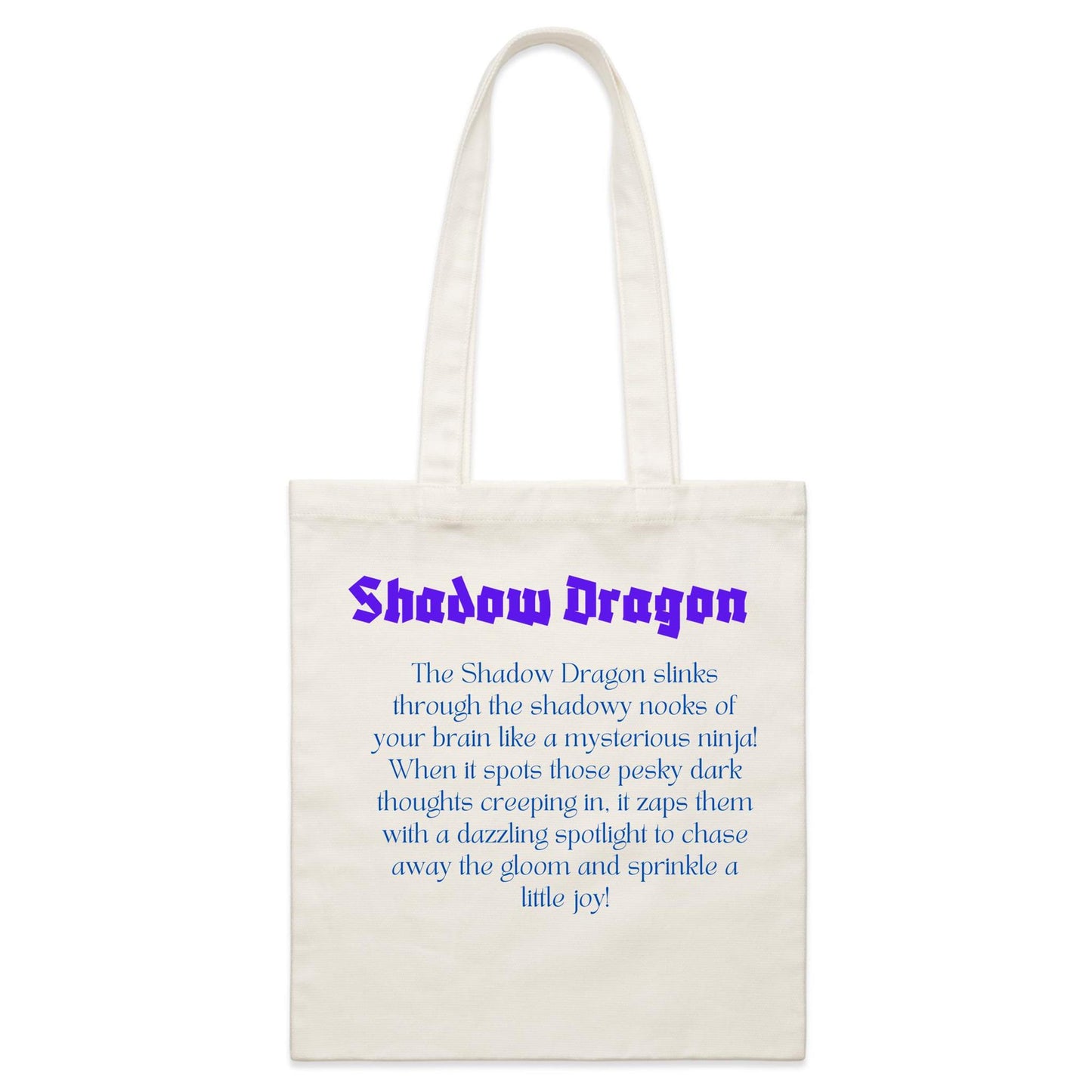 Shadow Dragon - Double-sided Print Parcel Canvas Tote Bag