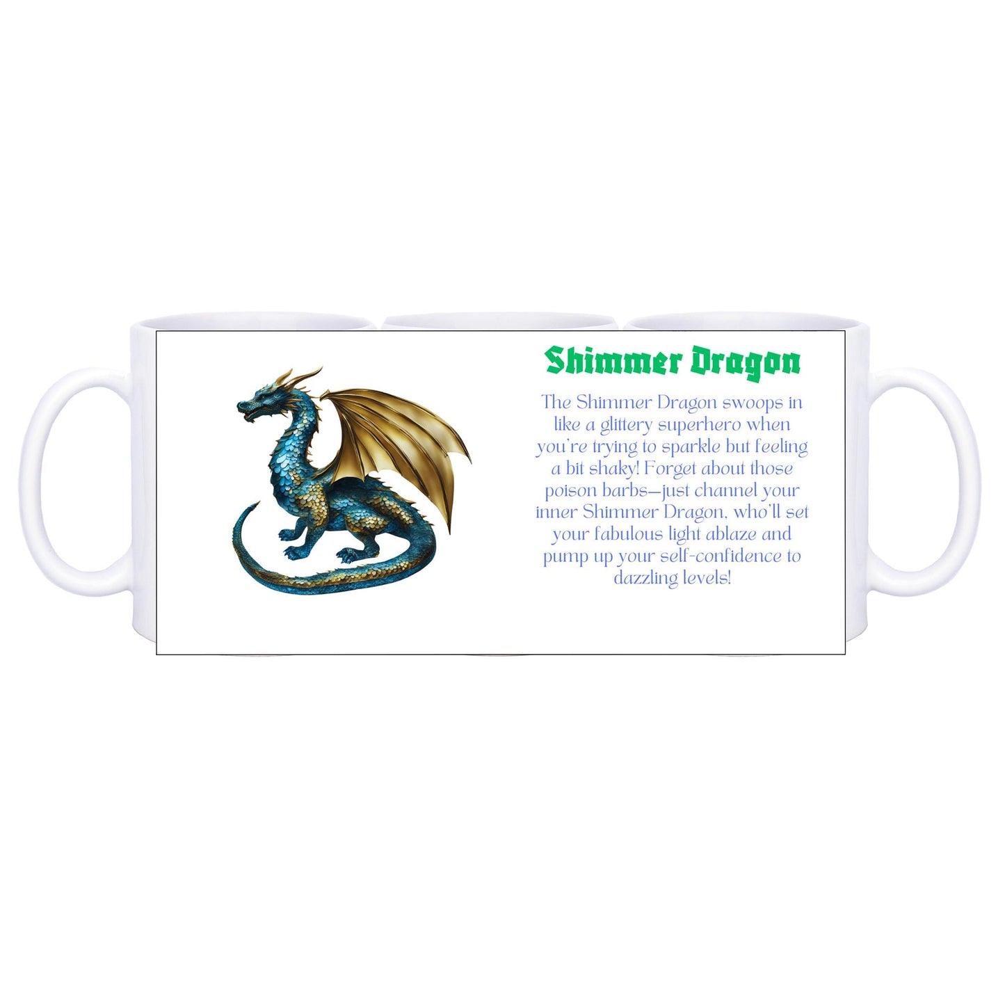 Shimmer Dragon Ceramic Mug