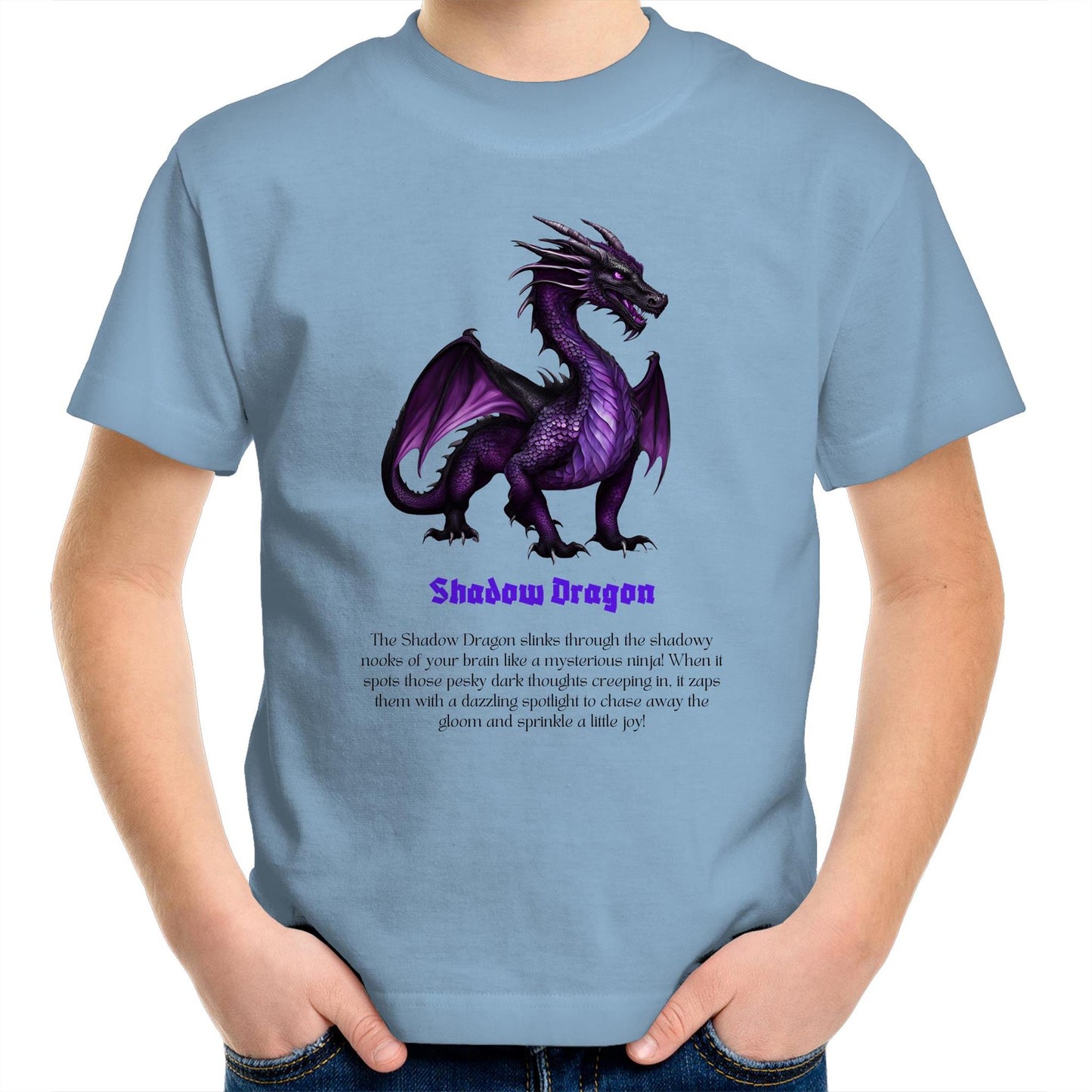 Shadow Dragon - Kids T-Shirt