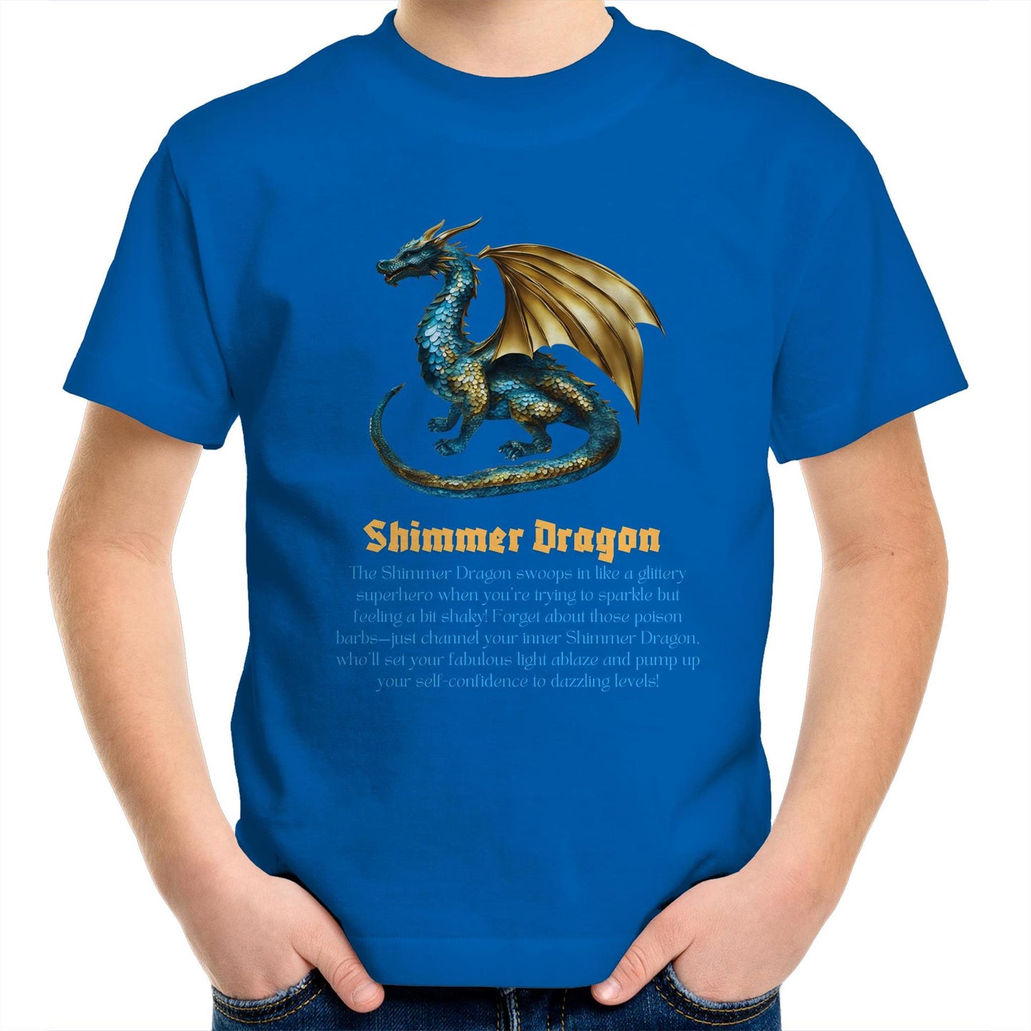 Shimmer Dragon Kids T-Shirt