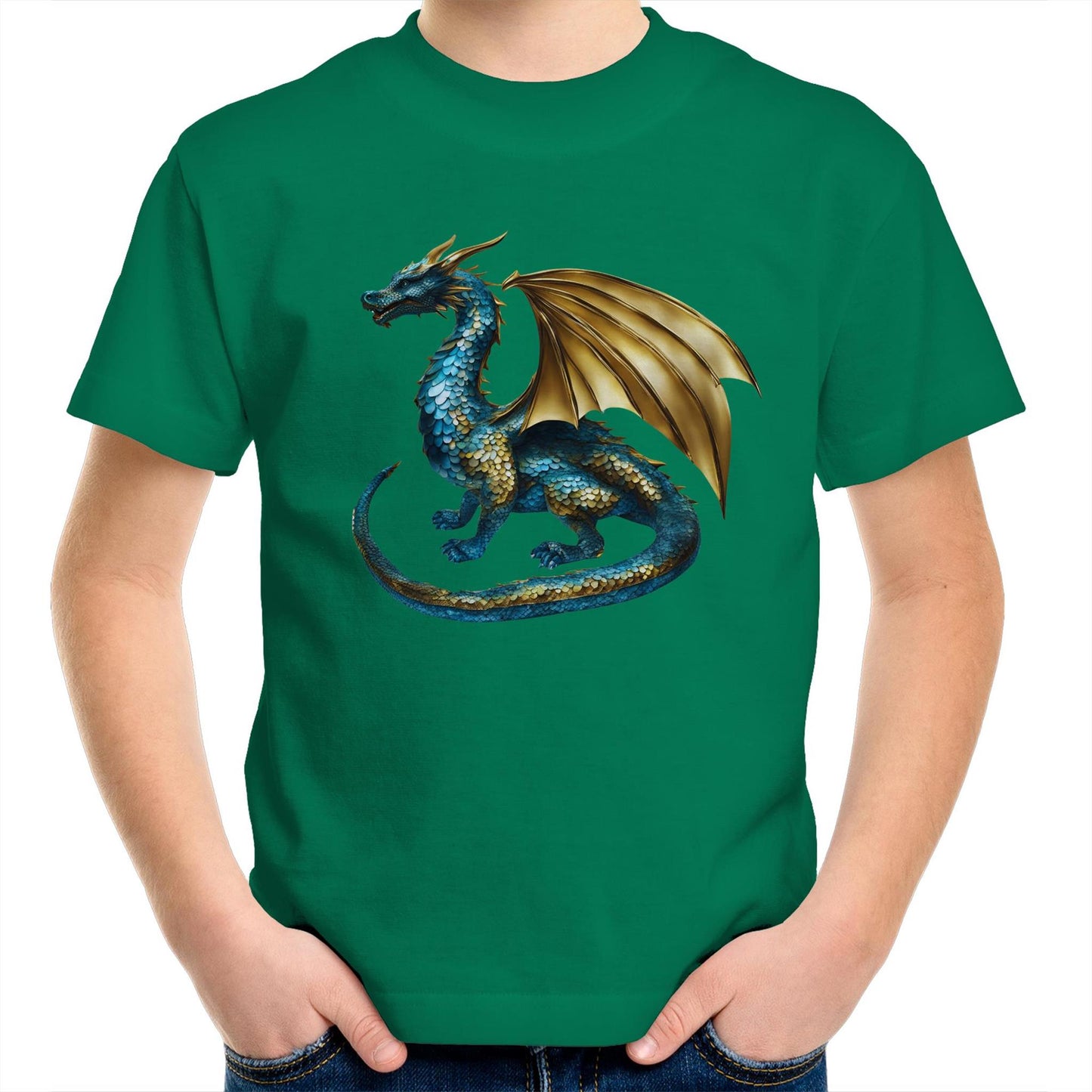 Shimmer Dragon Kids T-shirt - no text